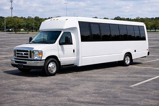 25-passenger mini coach available for charter in Houston, TX